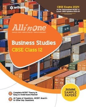 Paperback All In One Class 12th Business Studies for CBSE Exam 2024 Book