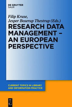 Hardcover Research Data Management - A European Perspective Book