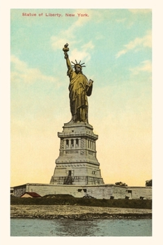 Paperback Vintage Journal Statue of Liberty, New York City Book