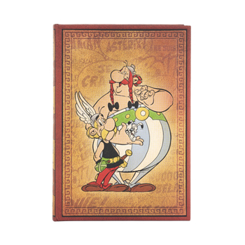 Paperblanks Asterix & Obelix the Adventures of Asterix Hardcover Journals MIDI Lined Elastic Band 144 Pg 120 GSM