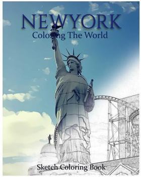 Paperback New York Coloring the World: Sketch Coloring Book