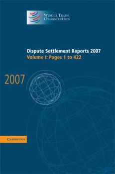 Hardcover Dispute Settlement Reports 2007 Book