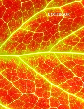 Lined Notebook: Ruled Pages Book (8,5 x 11 inches) - 100 Pages Journal II Planning, Drawing, Sketching, Writing, Leaf