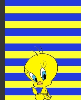 Notebook: Looney Tunes Cartoon Soft Glossy Cover Graph Paper Pages Book 7.5 x 9.25 Inches 110 Pages