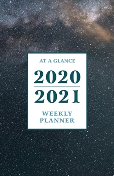 Paperback At a Glance 2020-2021 Weekly Planner: Starry Night 2 Year / 24 Month Pocket Planner for Purse - Jan 2020 - Dec 2021 Calendar - Size: 5.5" x 8.5" Book