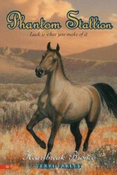 Paperback Phantom Stallion #13: Heartbreak Bronco Book