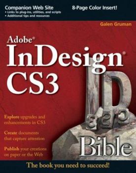 Paperback Adobe Indesign Cs3 Bible Book