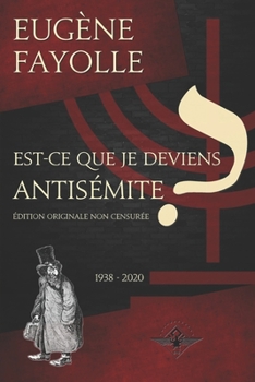Paperback Est-ce que je deviens antis?mite ? [French] Book