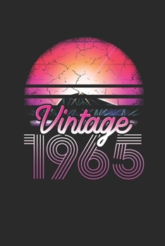 Vintage 1965: Graph Paper Notebook (6 x 9 - 120 pages) Birthday Themed Notebook for Daily Journal, Diary, and Gift