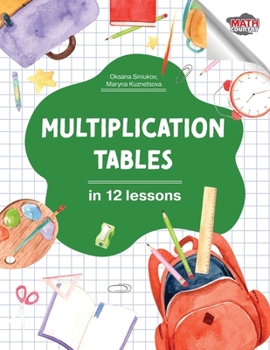 Paperback Multiplication Tables in 12 lessons Book