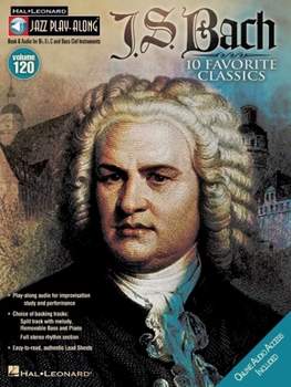 Paperback J.S. Bach - Jazz Play-Along Volume 120 Book/Online Audio [With CD (Audio)] Book