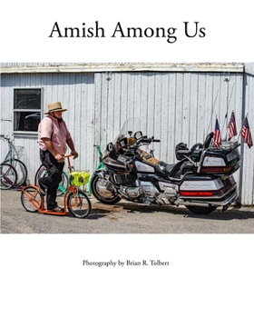 Paperback Amish Among Us: Documentary photos of Amish interacting with general public. Book