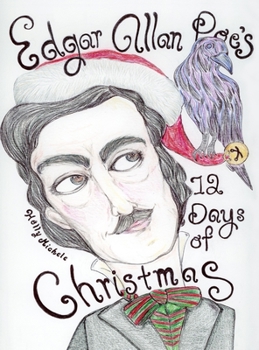 Hardcover Edgar Allan Poe's 12 Days of Christmas Book