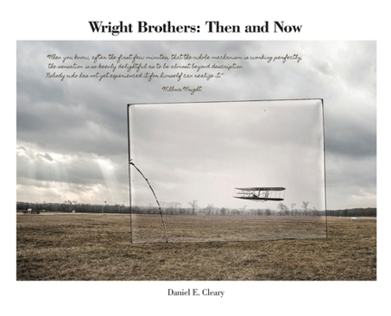 Hardcover Wright Brothers: Then and Now [Large Print] Book