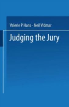 Paperback Judging the Jury Book