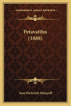 Paperback Petavatthu (1888) Book