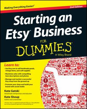 Paperback Starting an Etsy Business for Dummies Book