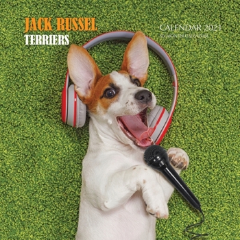 Paperback Jack Russel Terriers Calendar 2021: 16 Month Calendar Book