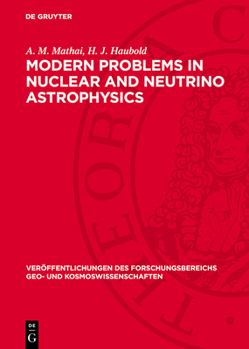 Hardcover Modern Problems in Nuclear and Neutrino Astrophysics [German] Book