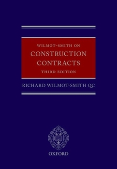 Hardcover Wilmot-Smith on Construction Contracts Book