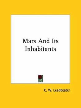 Paperback Mars And Its Inhabitants Book