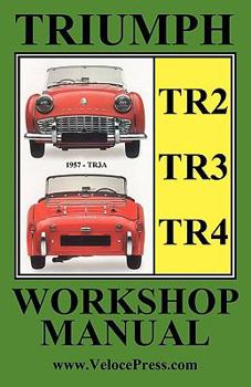 Paperback Triumph Tr2, Tr3 & TR4 1953-1965 Owners Workshop Manual Book
