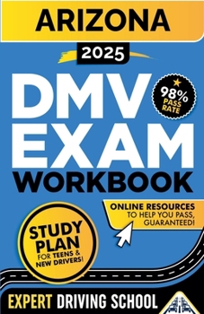 Paperback Arizona DMV Exam Workbook Book