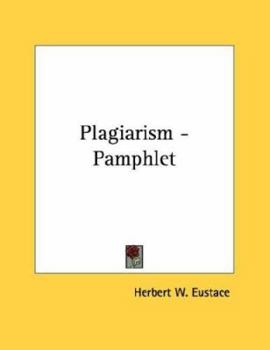 Paperback Plagiarism - Pamphlet Book