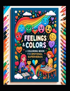 Paperback Feelings and Colors: A Coloring Book for Emotional Superheros Book