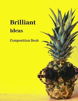 Paperback Brilliant Ideas Notebook: 8x11 composition book, college ruled Book