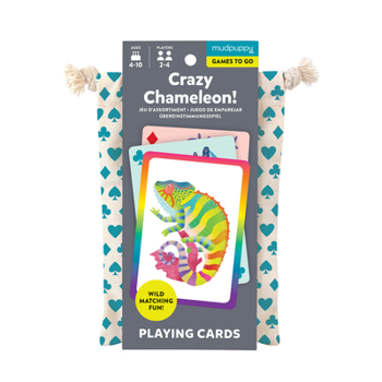 Toy Crazy Chameleon! Playing Cards to Go Book