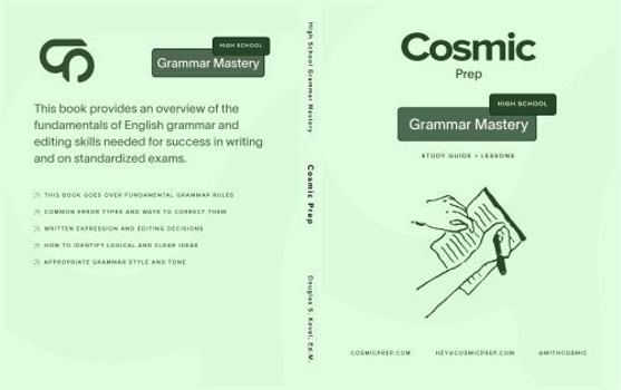 Paperback Cosmic Prep High School Grammar Mastery Book