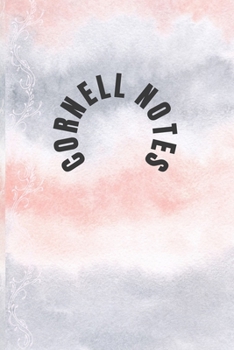 Paperback Cornell Notes: 120 Pages, Soft Matte Cover, 6 x 9 Book