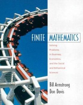 Hardcover Finite Mathematics: Solving Problems in Business, Economics, ...Social Sciences Book