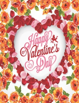 Paperback Happy Valentine's Day: A Fun Valentine's Day Coloring Book of Hearts (VOL-1) Book