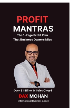 Paperback Profit Mantras: The 1-Page Profit Plan That Business Owners Miss Book