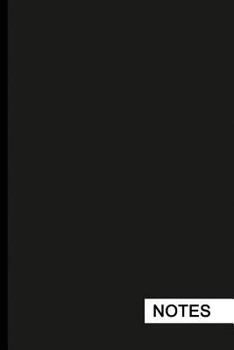 Paperback Notes: Lined Notebook Journal For Writing Notes, Ideas & More, Black - 6" x 9" [Lined Notebook / Journal] Book