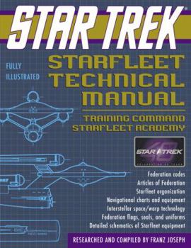 Paperback Star Trek Starfleet Technical Manual: Training Command Starfleet Academy Book