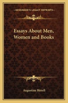 Paperback Essays About Men, Women and Books Book