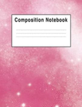 Composition Notebook: Stars Pink Galaxy