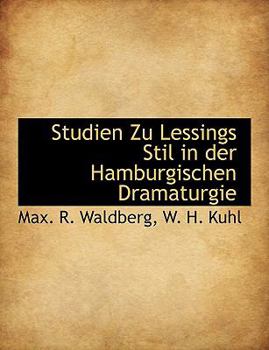 Paperback Studien Zu Lessings Stil in Der Hamburgischen Dramaturgie [German] Book