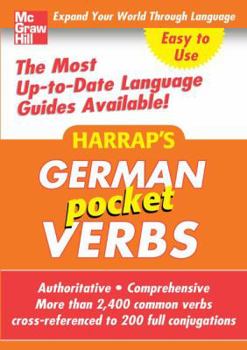 Paperback Harrap's Pocket German Verbs Book