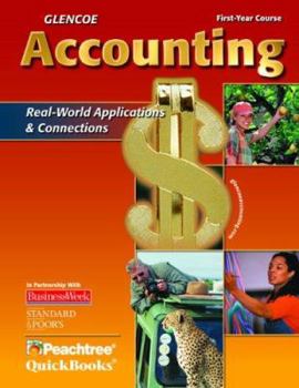 Hardcover Accounting: First-Year Course: Real-World Applications & Connections Book