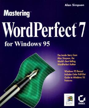 Paperback Mastering WordPerfect for Windows 95 Book