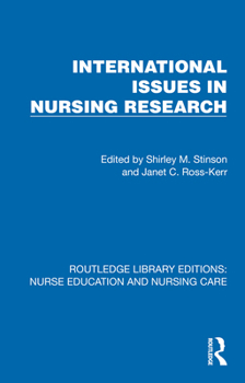 Hardcover International Issues in Nursing Research Book