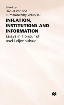 Hardcover Inflation Institutions and Information Book