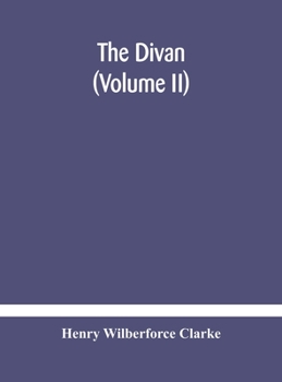 Hardcover The Divan (Volume II) Book
