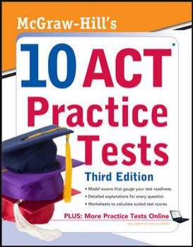 Paperback McGraw-Hill's 10 ACT Practice Tests Book