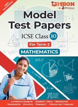 Paperback Model Test Papers For ICSE Mathematics - Class X (Term 2) Book
