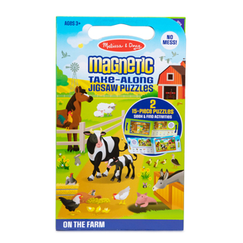 Misc. Take Along Magnetic Jigsaw Puzzles - On the Farm Book